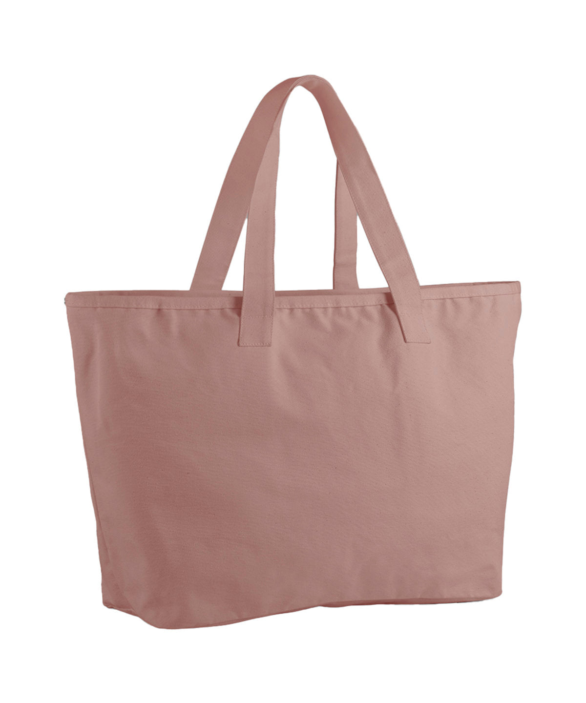 Westford Mill Oversized heavy duty canvas tote bag Rose
