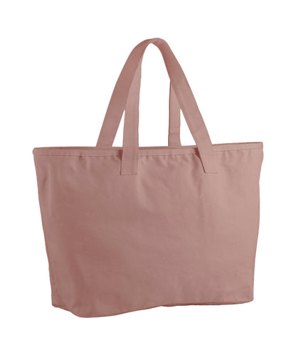 Westford Mill Oversized heavy duty canvas tote bag Rose