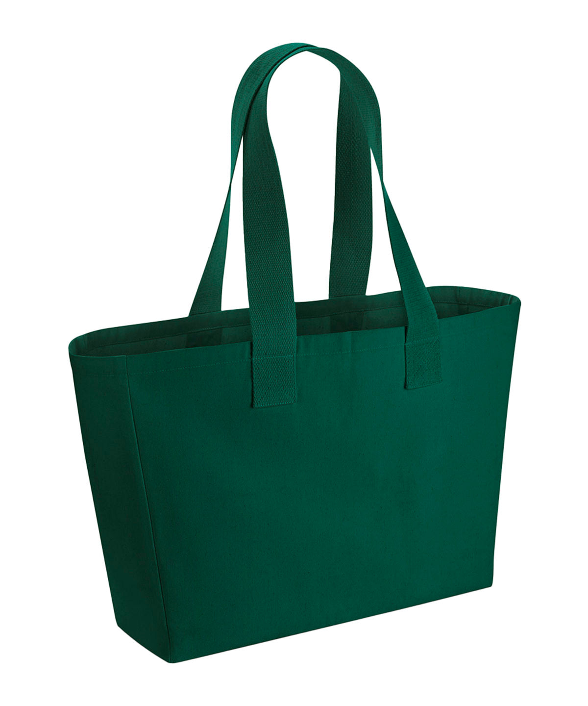 Westford Mill Everyday canvas tote Bottle Green