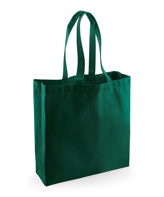 Westford Mill Fairtrade cotton classic shopper Bottle Green