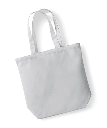 Westford Mill Fairtrade cotton Camden shopper Light Grey