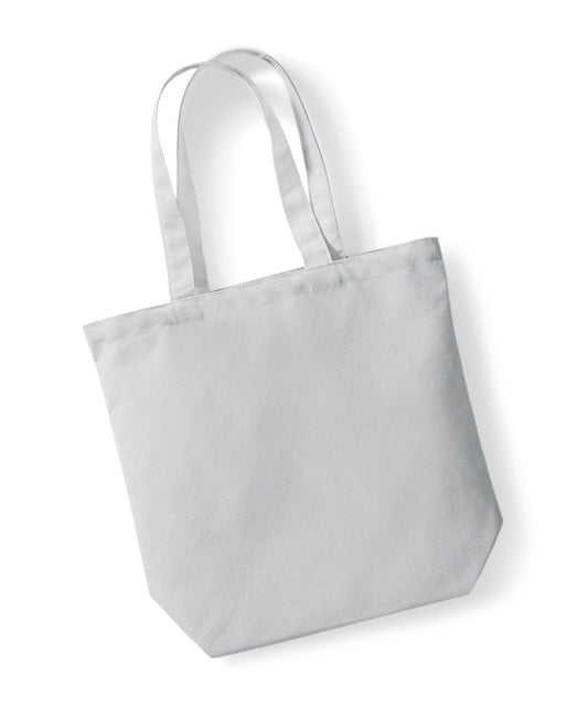 Westford Mill Fairtrade cotton Camden shopper Light Grey
