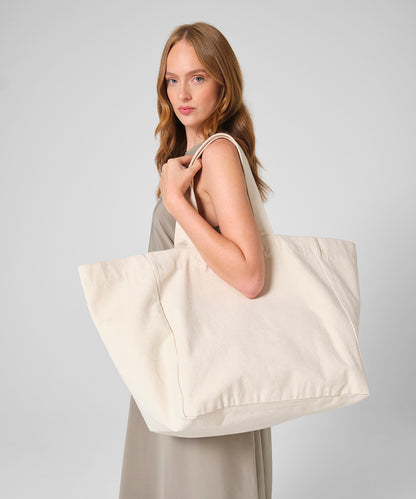 Westford Mill Oversized beach bag Biscuit Stripe