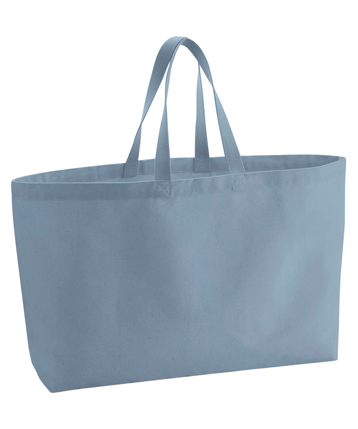 Westford Mill Oversized canvas tote bag Dusty Blue
