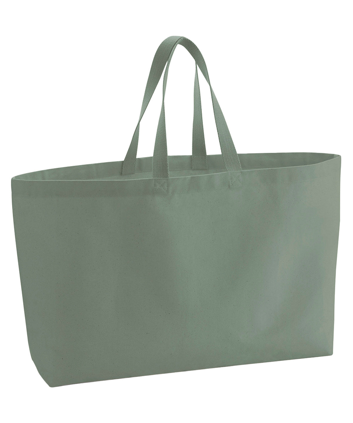 Westford Mill Oversized canvas tote bag Dusty Green