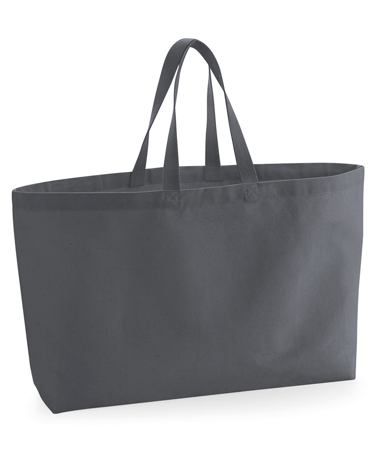 Westford Mill Oversized canvas tote bag Graphite Grey