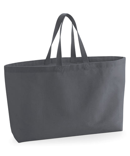 Westford Mill Oversized canvas tote bag Graphite Grey