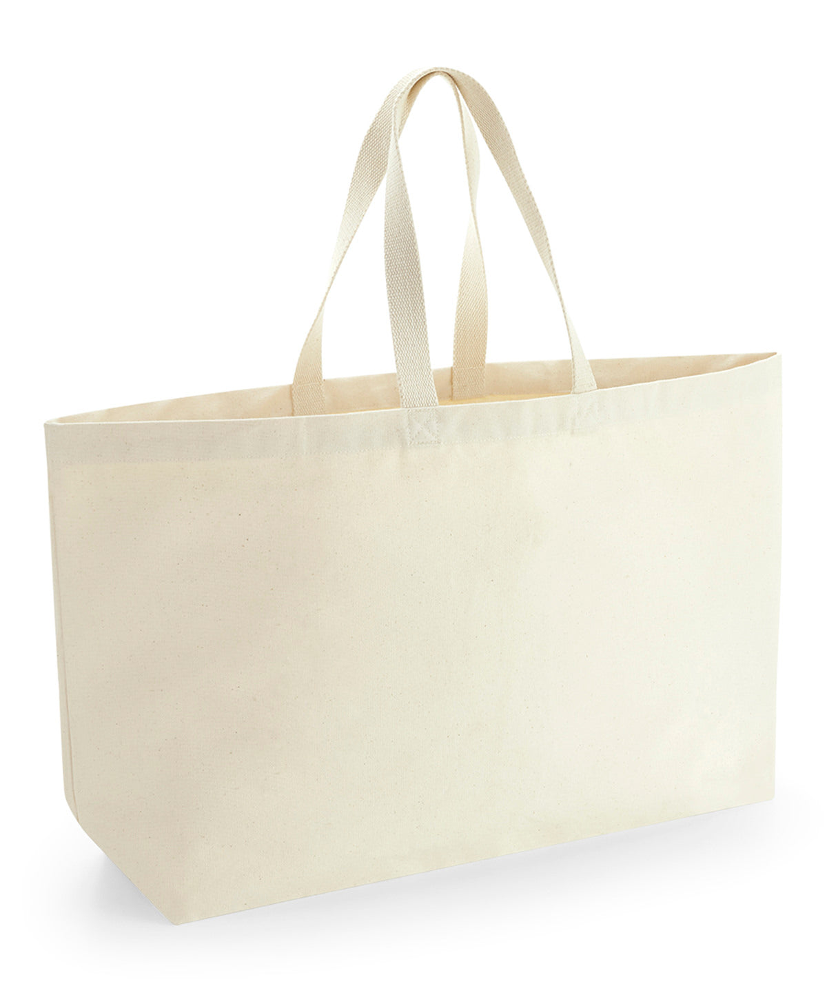 Westford Mill Oversized canvas tote bag Natural
