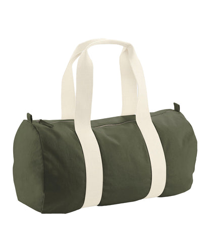 Westford Mill EarthAware® organic barrel bag Olive Green