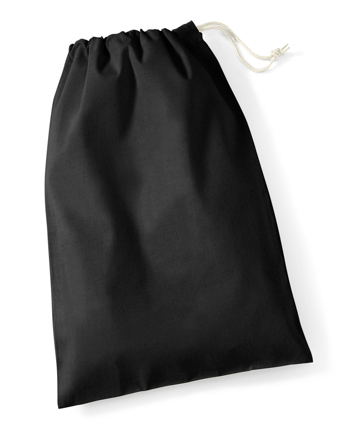 Westford Mill Recycled cotton stuff bag Black