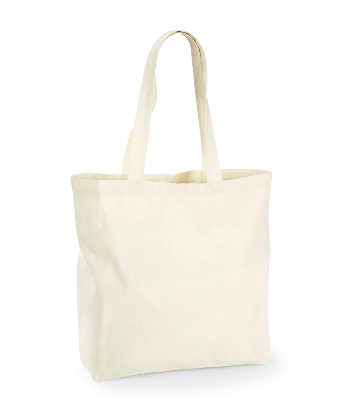 Westford Mill Recycled cotton maxi tote Natural