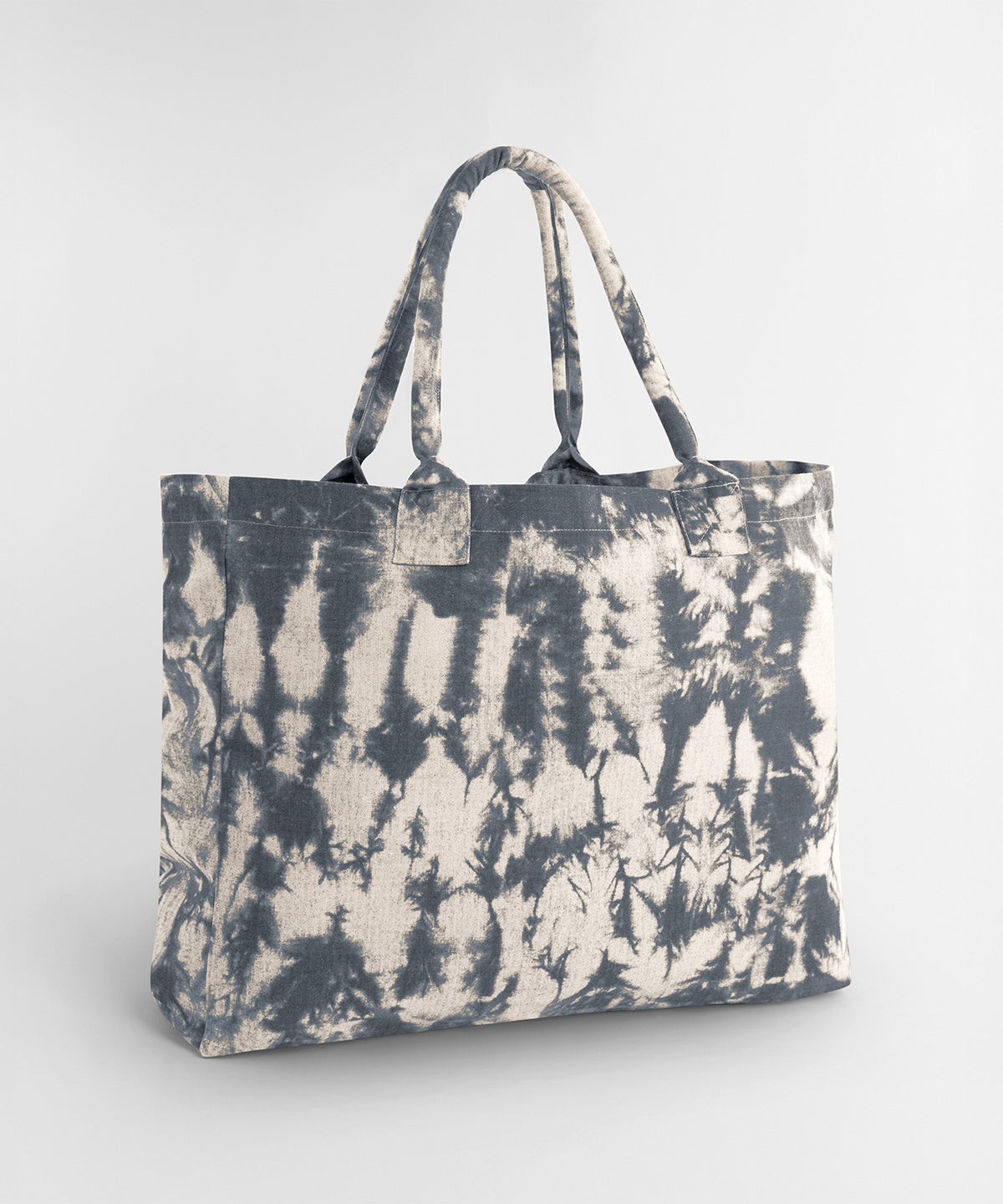 Westford Mill Tie-dye canvas tote bag Natural Black Tie-Dye