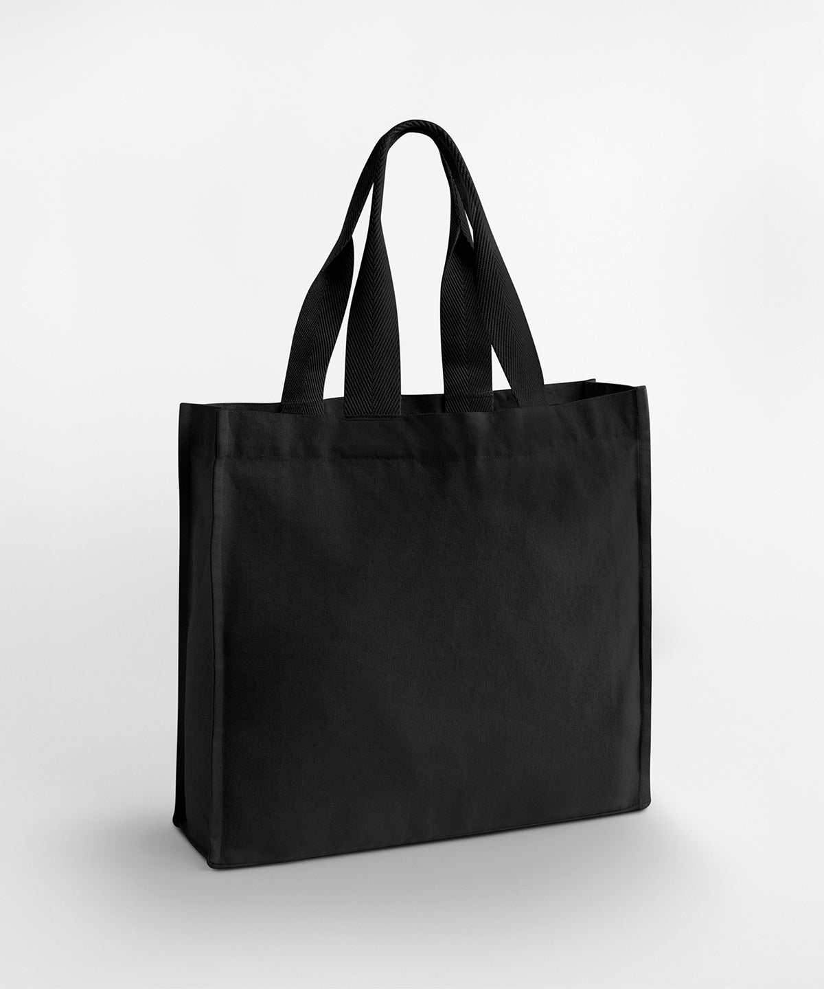 Westford Mill Chevron handle shopper Black
