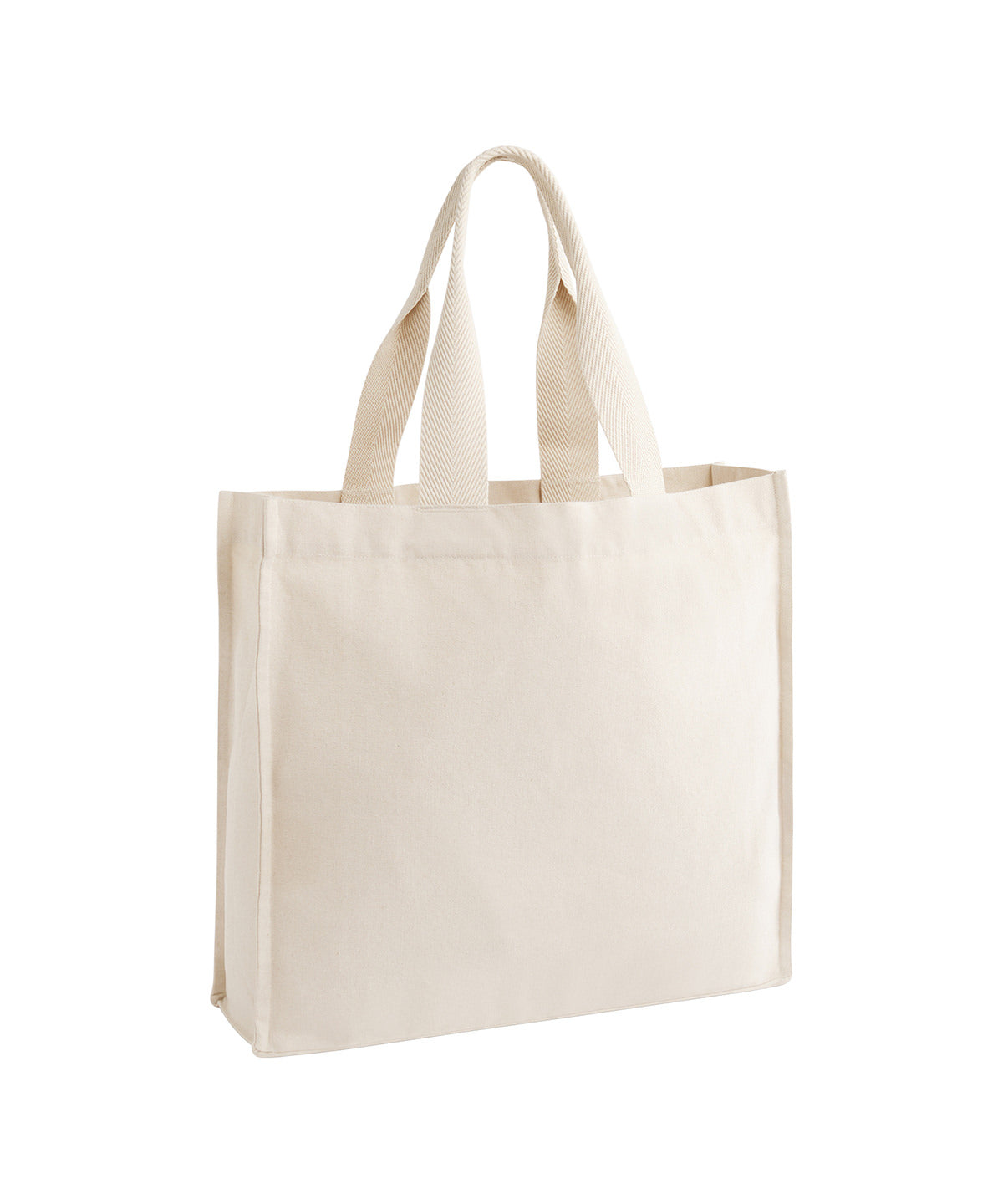 Westford Mill Chevron handle shopper Natural