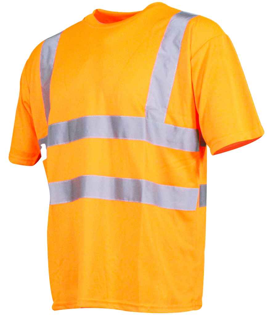 Warrior Hi-Vis T-Shirt in Fluorescent Orange