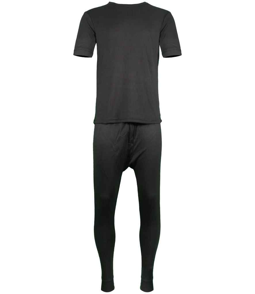 Warrior Thermal Short Sleeve T-Shirt in Black
