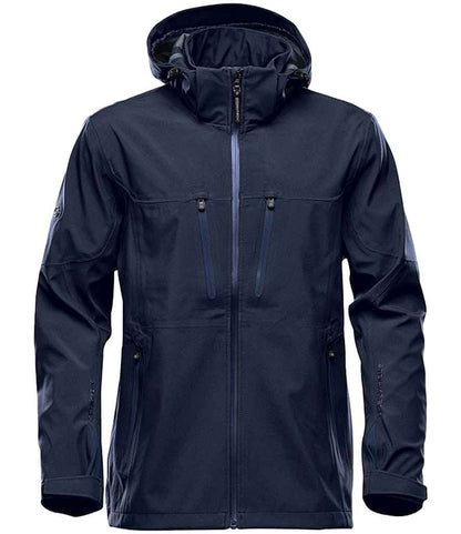 Stormtech Patrol Hooded Soft Shell Jacket in Navy/Navy