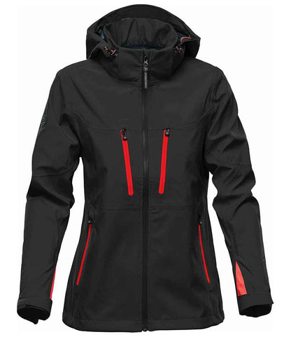 Stormtech Ladies Matrix System 3-in-1 Jacket in Black/Bright Red