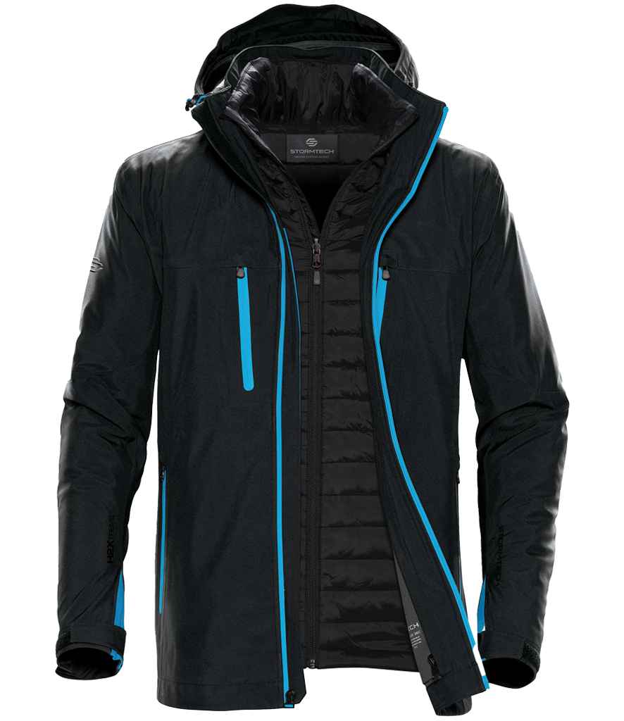 Stormtech Matrix System 3-in-1 Jacket in Black/Electric Blue