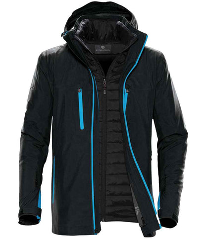 Stormtech Matrix System 3-in-1 Jacket in Black/Electric Blue