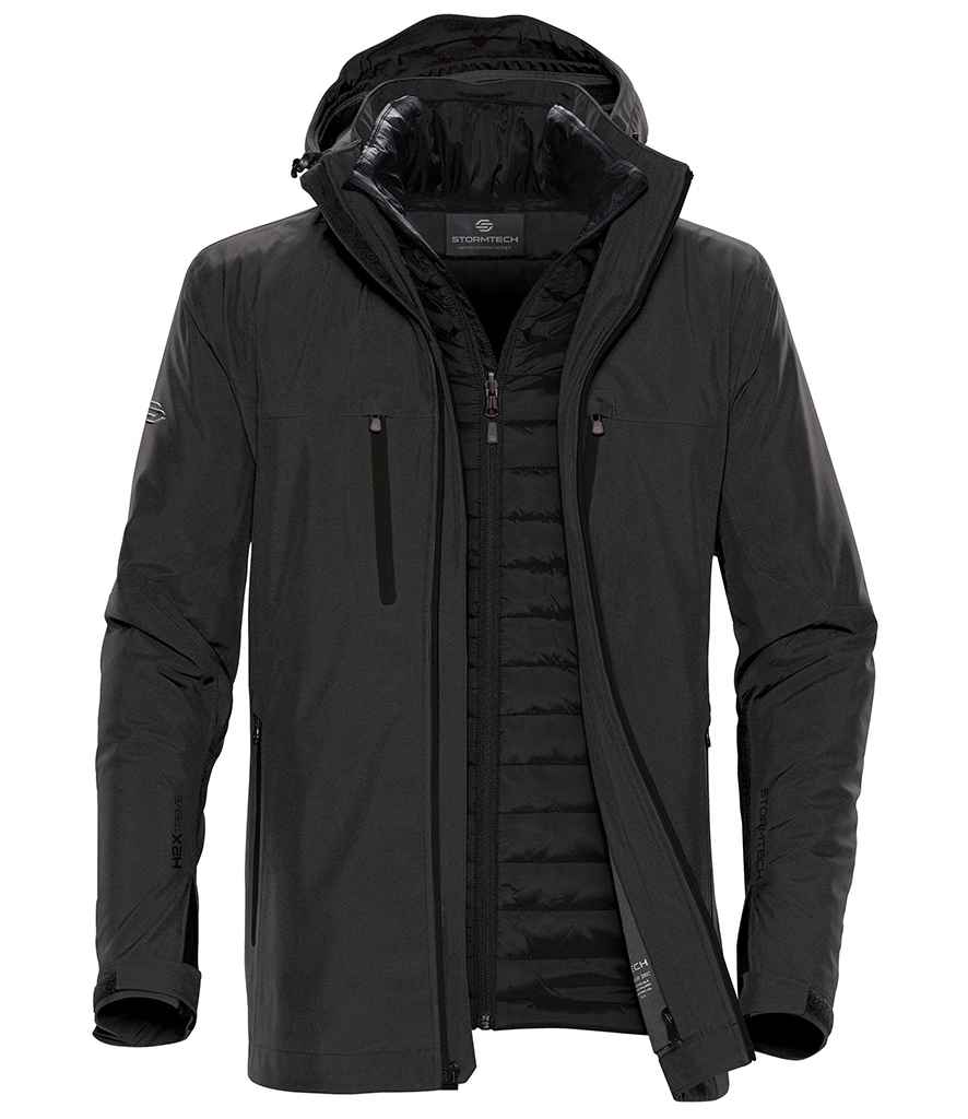 Stormtech Matrix System 3-in-1 Jacket in Charcoal Twill/Black