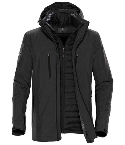 Stormtech Matrix System 3-in-1 Jacket in Charcoal Twill/Black