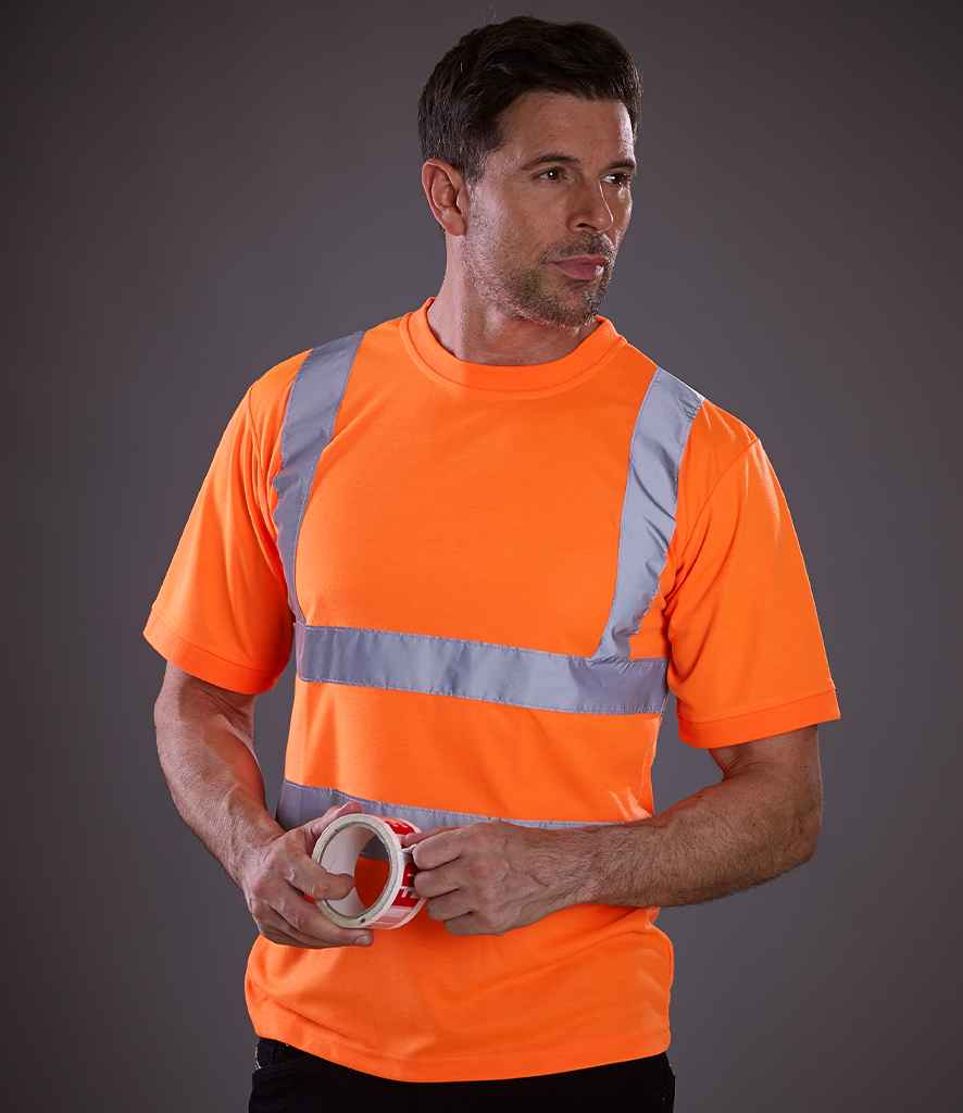 Yoko Hi-Vis Short Sleeve T-Shirt - model image