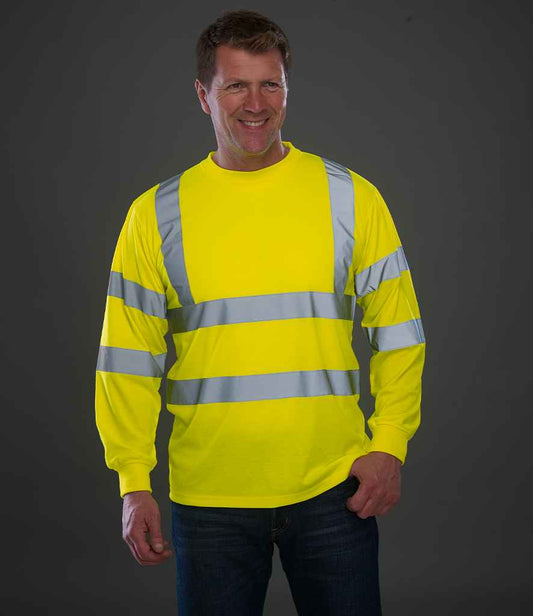Yoko Hi-Vis Long Sleeve T-Shirt - model image