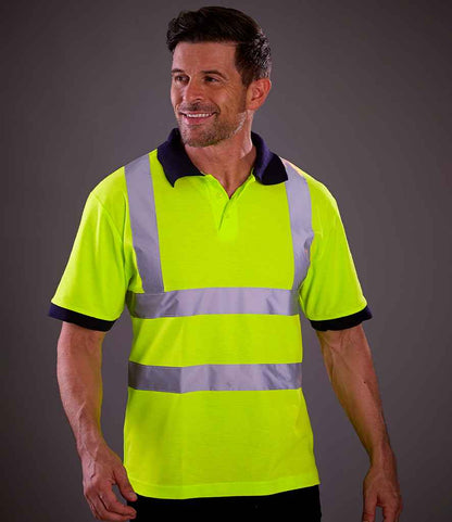 Yoko Hi-Vis Polo Shirt - model image