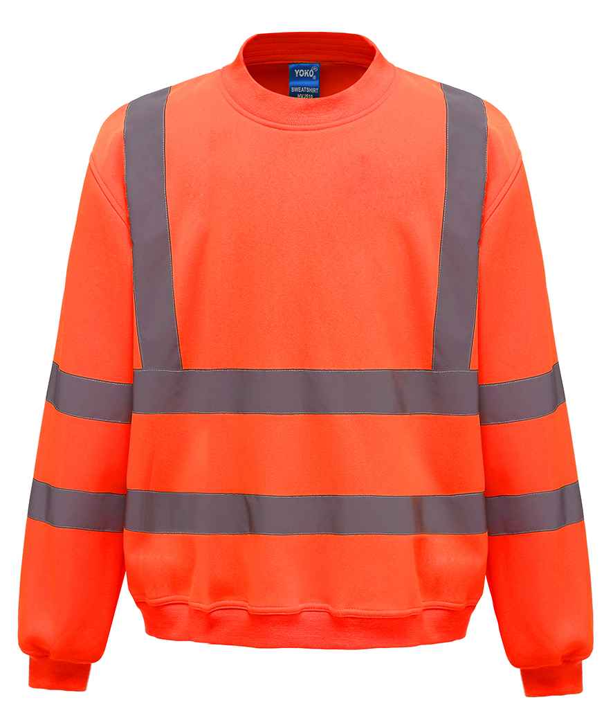 Yoko Hi-Vis Sweatshirt in Orange