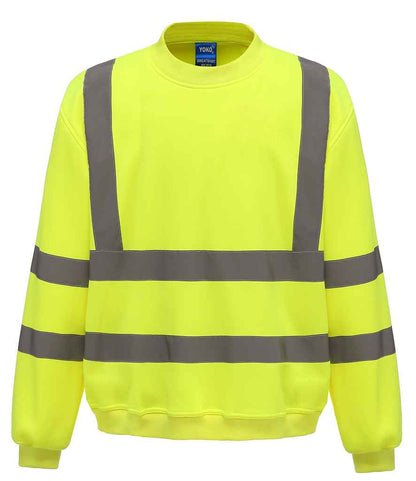 Yoko Hi-Vis Sweatshirt in Yellow