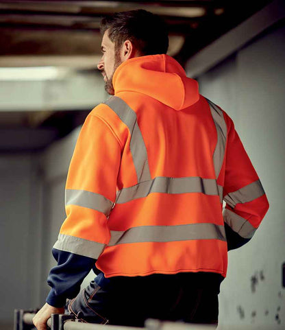 Yoko Hi-Vis Pull Over Hoodie - model image
