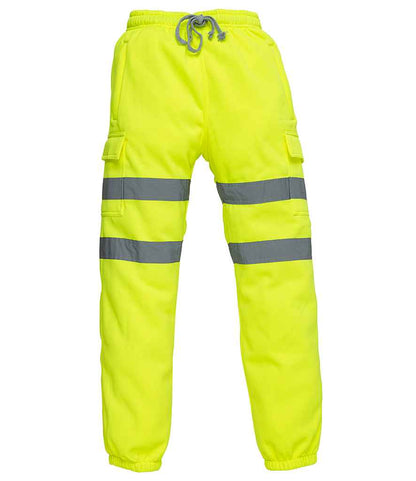 Yoko Hi-Vis Jog Pants in Yellow