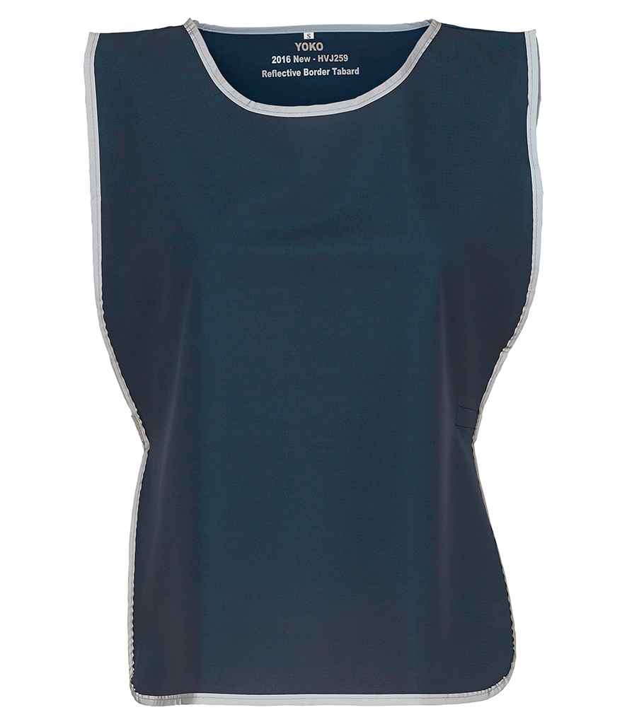 Yoko Hi-Vis Reflective Border Tabard in Navy