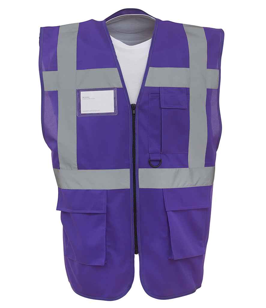 Yoko Executive Waistcoat in Purple