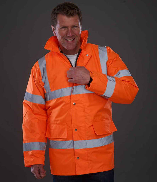 Yoko Hi-Vis Classic Motorway Jacket - model image