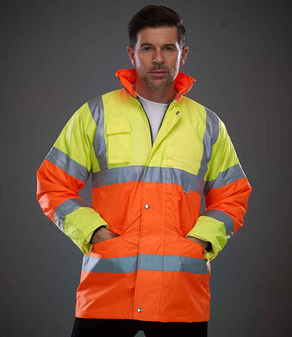 Yoko Hi-Vis Contrast Jacket - model image