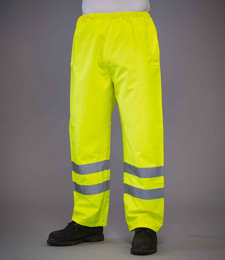 Yoko Hi-Vis Waterproof Overtrousers - model image