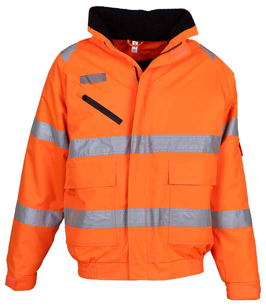 Yoko Fontaine Flight Jacket in Orange
