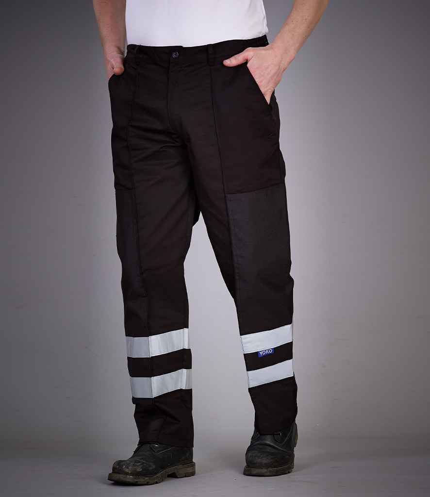 Yoko Reflective Poly/Cotton Ballistic Trousers - model image