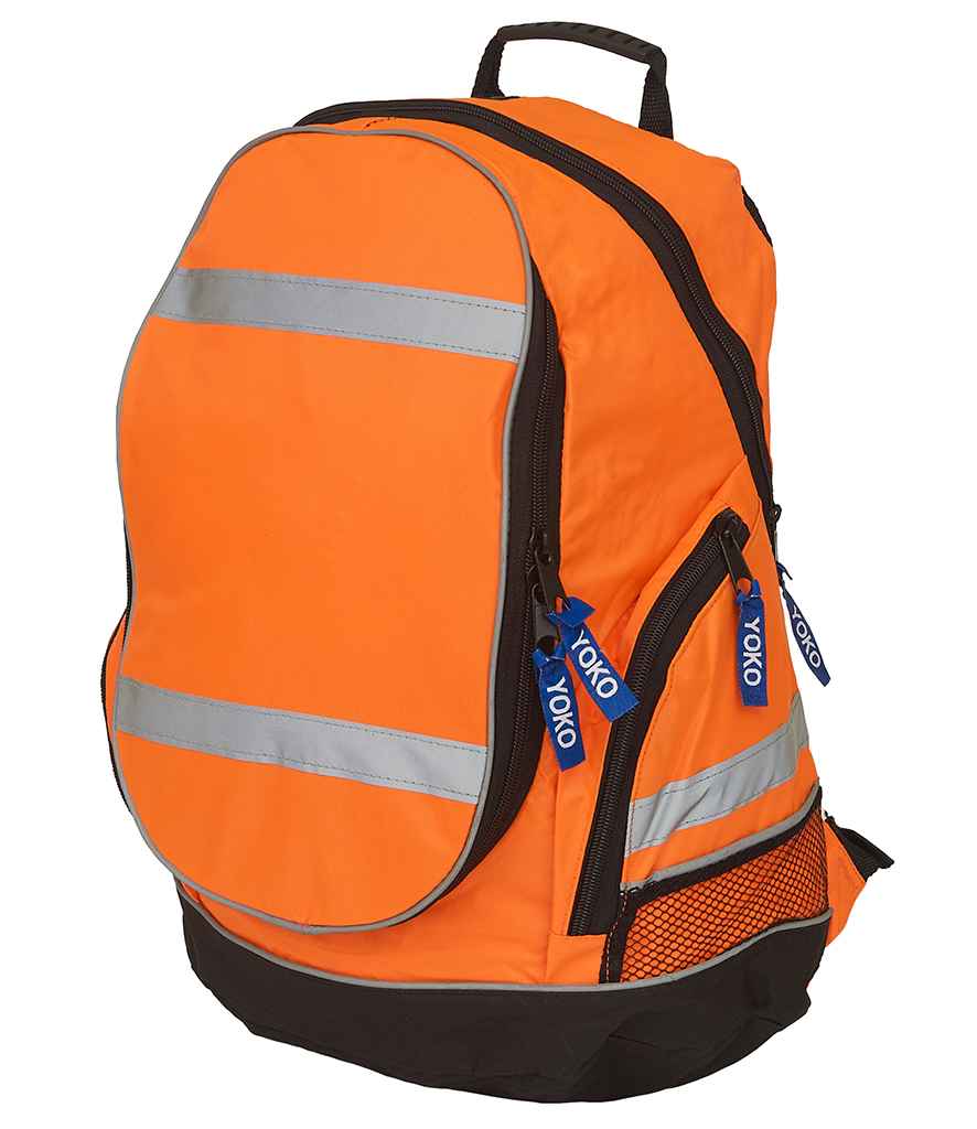 Yoko Hi-Vis London Rucksack in Orange
