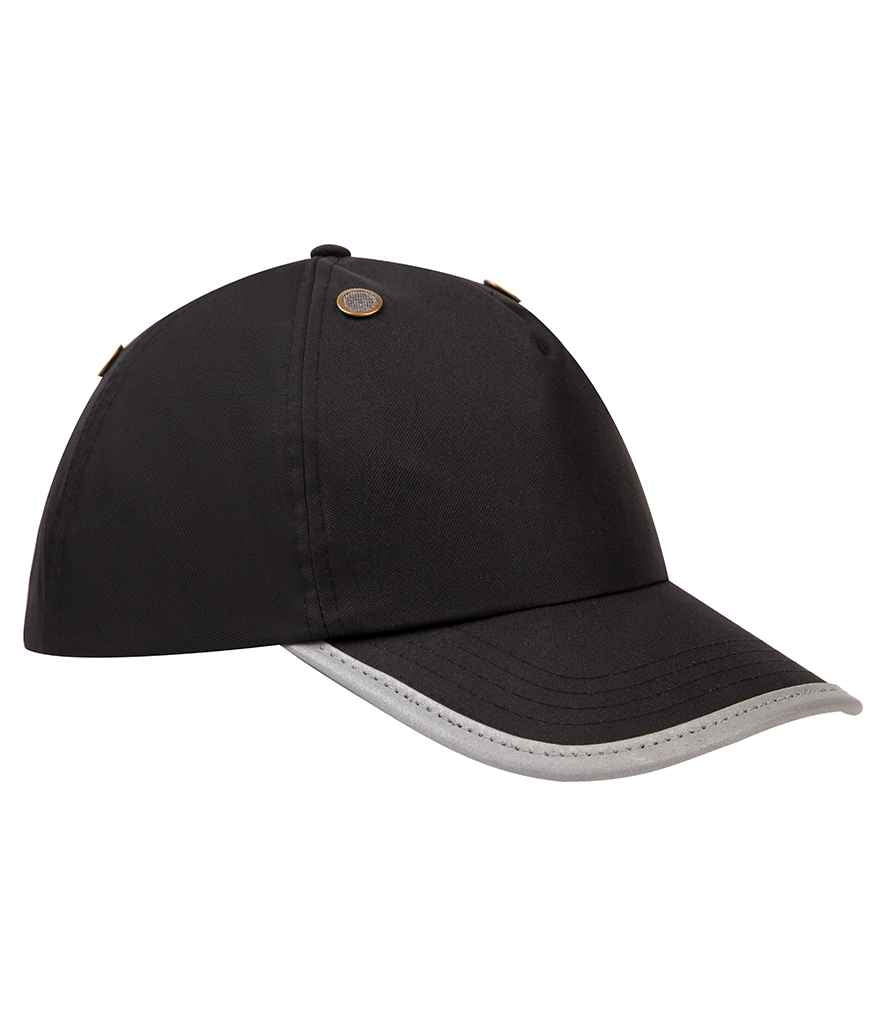 Yoko Hi-Vis Safety Bump Cap in Black