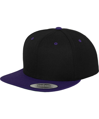 Flexfit / Yupoong The classic snapback 2-tone  (6089MT) Black/Purple