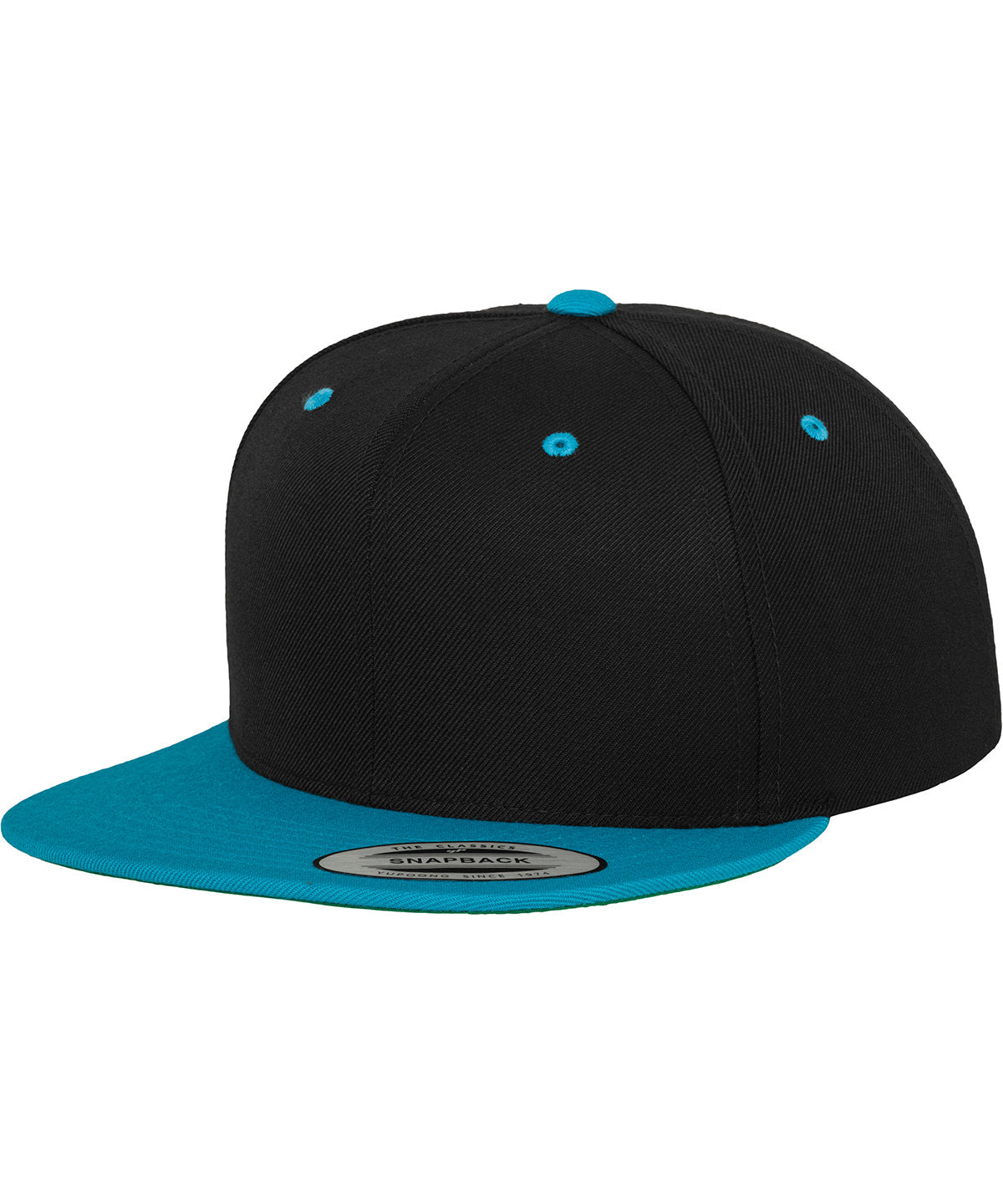 Flexfit / Yupoong The classic snapback 2-tone  (6089MT) Black/Teal