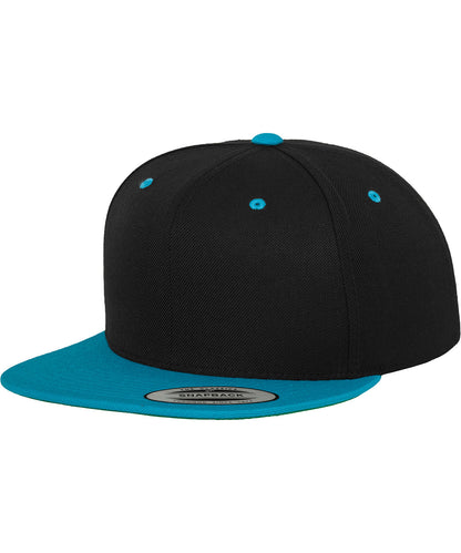 Flexfit / Yupoong The classic snapback 2-tone  (6089MT) Black/Teal