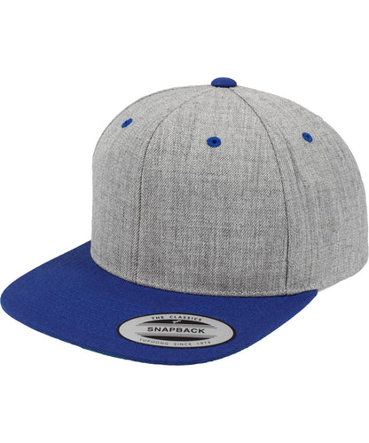 Flexfit / Yupoong The classic snapback 2-tone  (6089MT) Heather/Royal