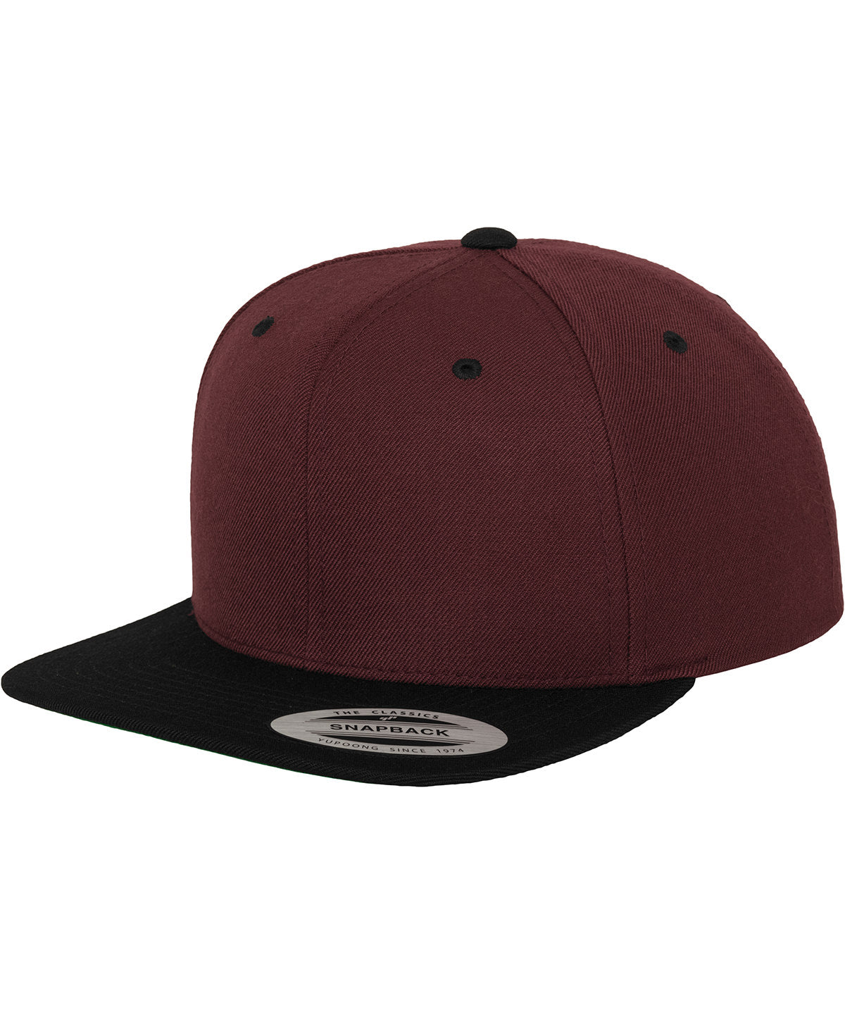 Flexfit / Yupoong The classic snapback 2-tone  (6089MT) Maroon/Black