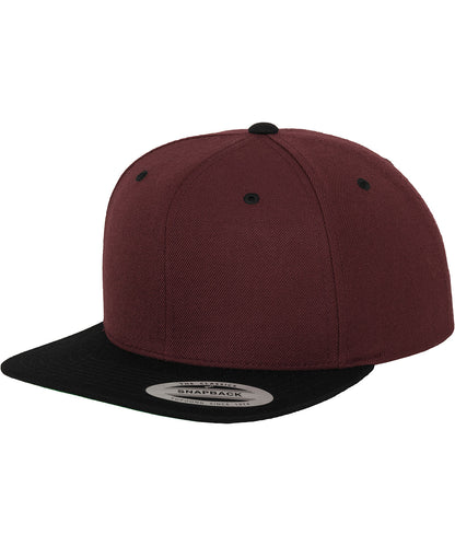 Flexfit / Yupoong The classic snapback 2-tone  (6089MT) Maroon/Black