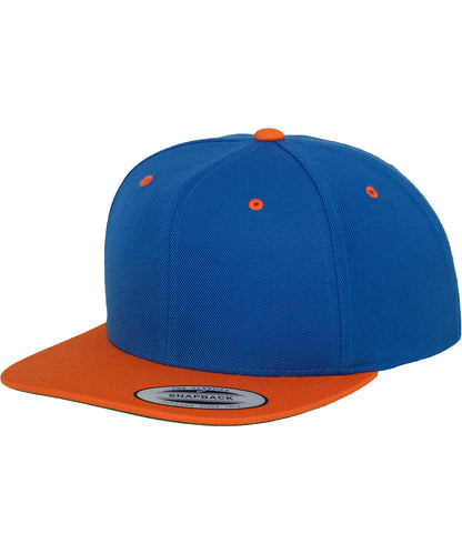 Flexfit / Yupoong The classic snapback 2-tone  (6089MT) Royal/Orange