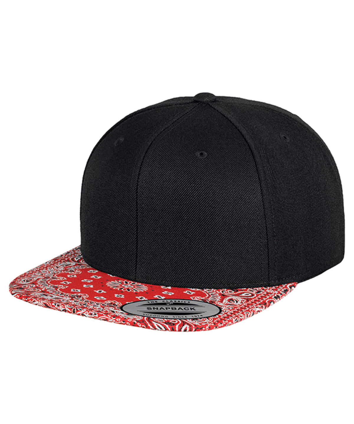 Flexfit / Yupoong Fashion print snapback (6089DESIGNER) Black/Floral Mint
